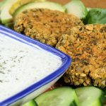 Baked Falafel with Tzatziki Sauce