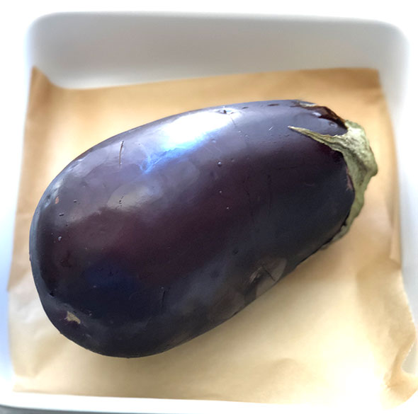 Raw eggplant
