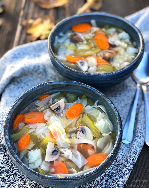 Asian Vegetable Noodle Soup