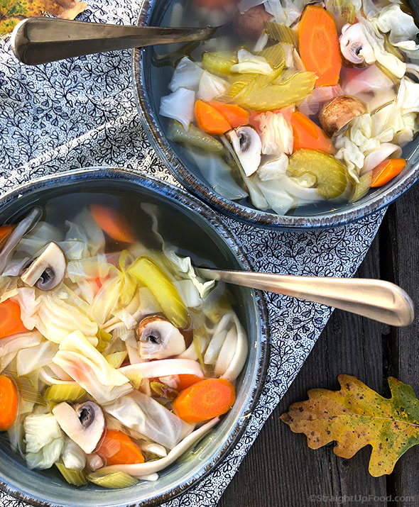 Asian Vegetable Noodle Soup